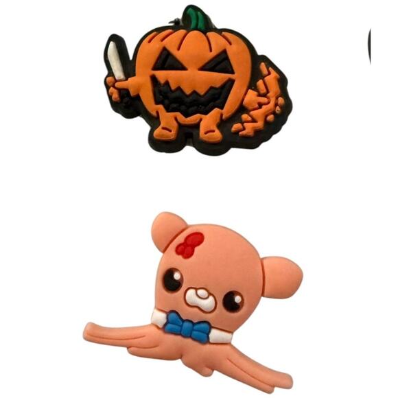 CROCS Set of 4 Jibbetz Halloween Mix Lot - Picture 2 of 4